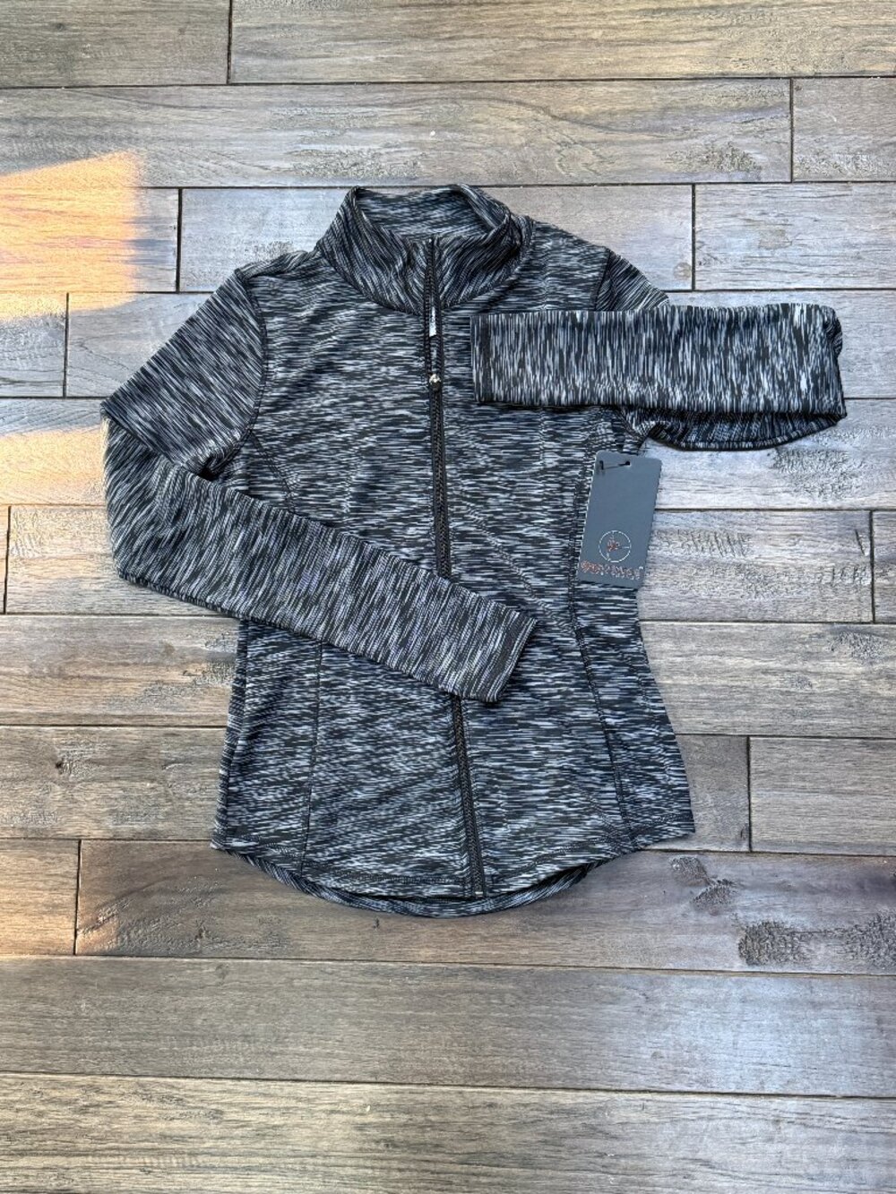 90 degree by reflex long sleeve, zip up outerwear Size Small